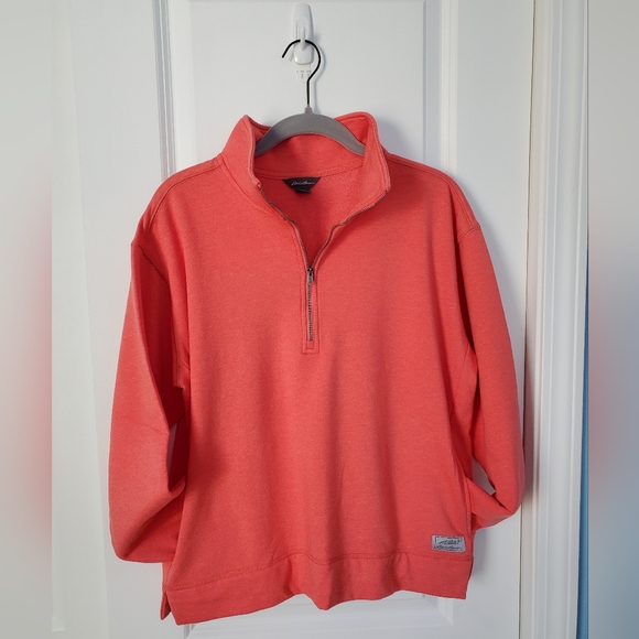 Eddie Bauer Half-Zip Crewneck Sweatshirt - Picture 1 of 3